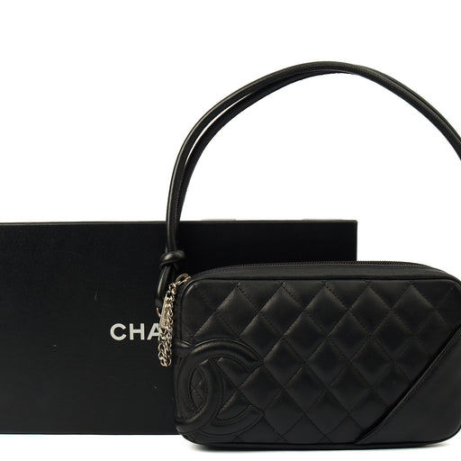 Picture of Chanel Shoulder Bag Cambon Pochette in Black, Leather
