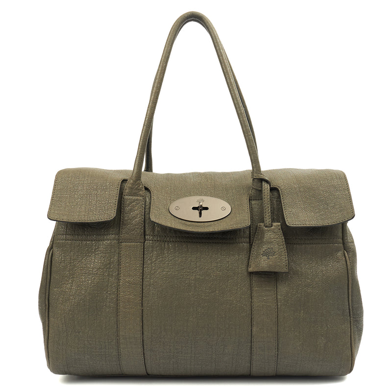 Picture of Mulberry Tote Bayswater Heritage in Mole Grey, Leather