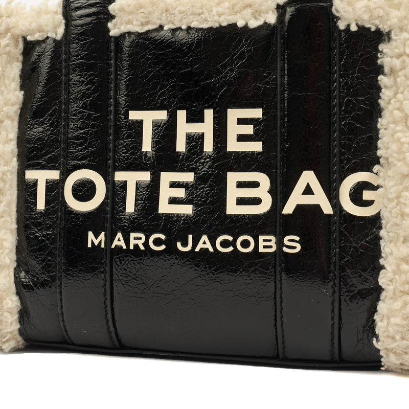 Picture of Marc Jacobs Tote The Tote Bag Nano in tonal black, Leather