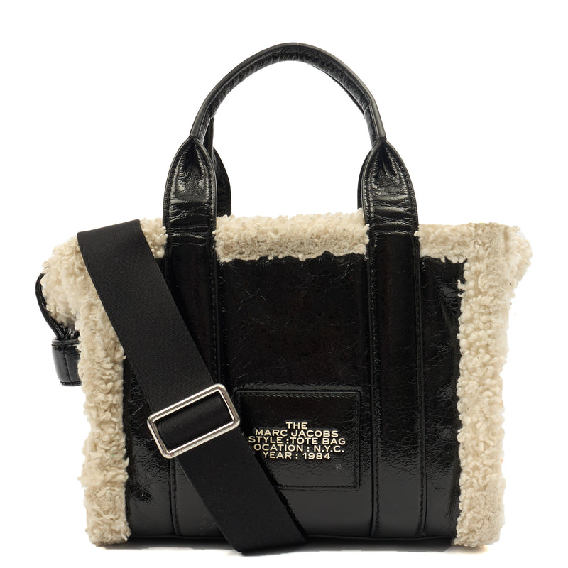 Picture of Marc Jacobs Tote The Tote Bag Nano in tonal black, Leather