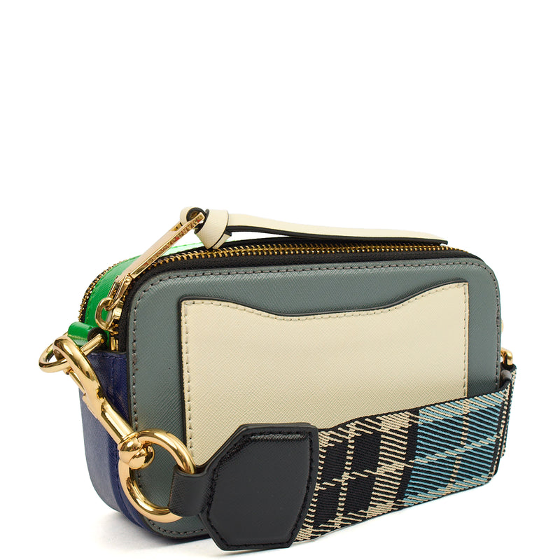 Picture of Marc Jacobs Cross Body Snapshot in Grey, Leather