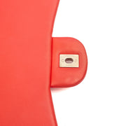 Picture of Chanel Shoulder Bag Carry Around Flap Bag in Red, Calfskin Leather
