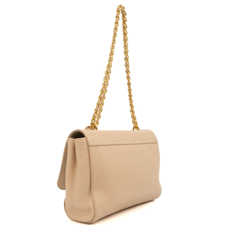 Picture of Mulberry Cross Body Lily - Large in Crumpet, Leather