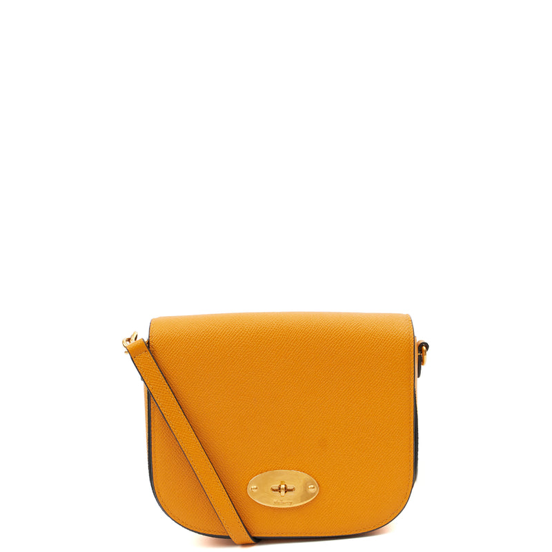 Picture of Mulberry Cross Body Darley Shoulder Bag - Small  in Deep Amber, Leather