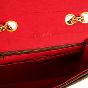 Picture of Chanel Shoulder Bag Vintage Flap Bag  in Green, Fabric
