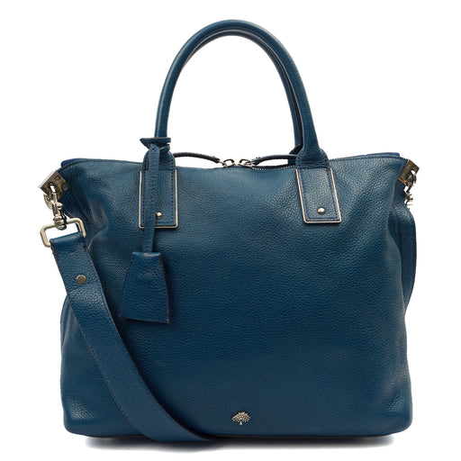 Picture of Mulberry Tote Alice  in Blue, Calfskin Leather