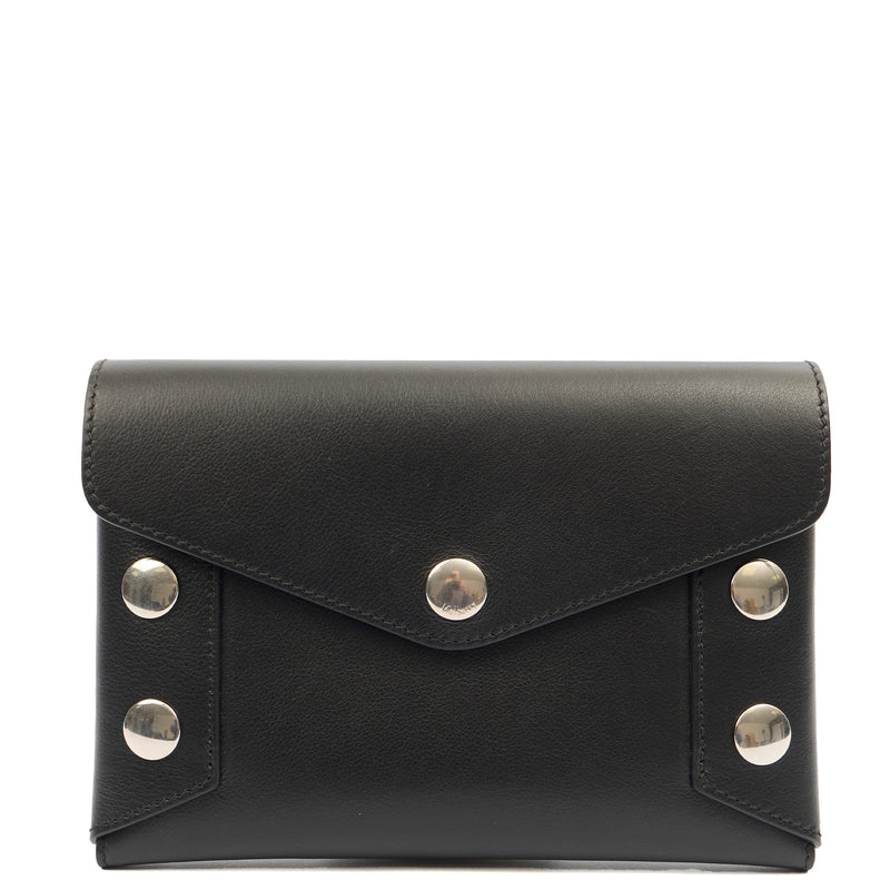 Picture of Mulberry Clutch Envelope Pouch in Black, Leather