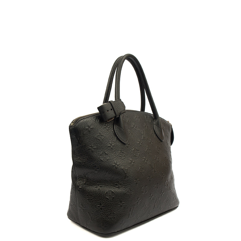 Picture of Louis Vuitton Tote Lockit - MM in Black, Calfskin Leather