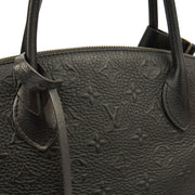 Picture of Louis Vuitton Tote Lockit - MM in Black, Calfskin Leather
