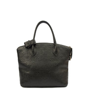 Picture of Louis Vuitton Tote Lockit - MM in Black, Calfskin Leather