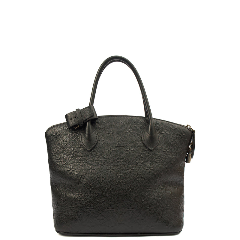 Picture of Louis Vuitton Tote Lockit - MM in Black, Calfskin Leather