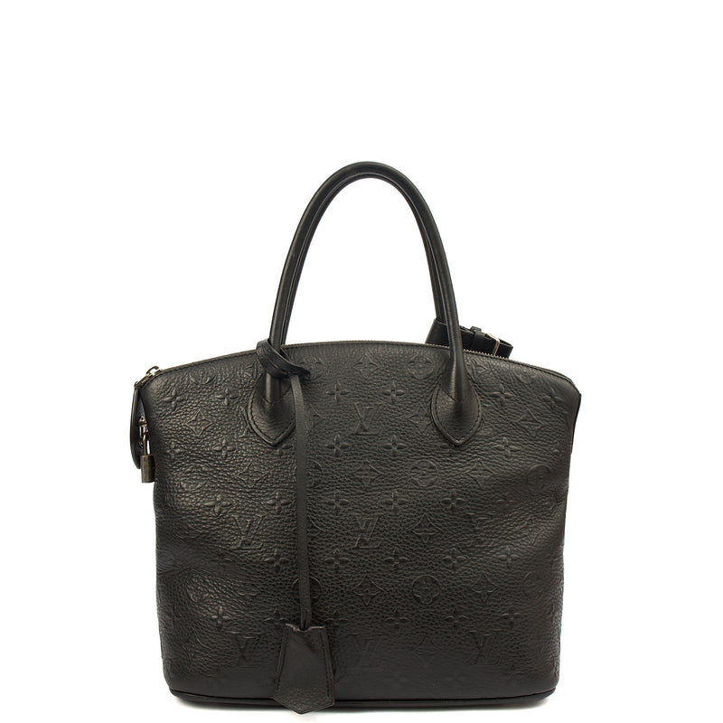 Picture of Louis Vuitton Tote Lockit - MM in Black, Calfskin Leather