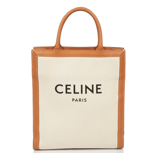 Picture of Celine Tote Vertical Cabas Tote in Neutral, Fabric