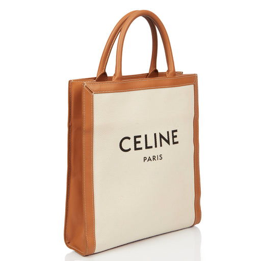 Picture of Celine Tote Vertical Cabas Tote in Neutral, Fabric