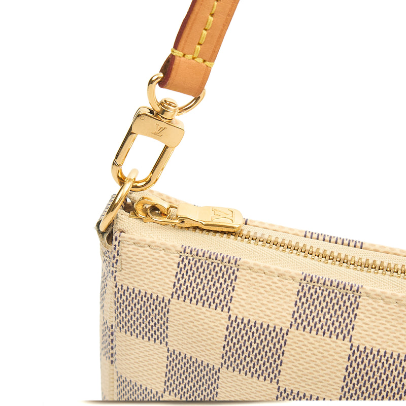 Picture of Louis Vuitton Shoulder Bag Pochette Accessoires in Damier Azur, Canvas