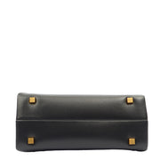Picture of Valentino Top Handle Roman Stud The Handle Bag - Small in Black, Calfskin