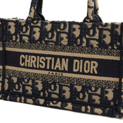 Picture of Christian Dior Mini Bag Book Tote- Mini  in Blue, Dior Oblique Embroidery