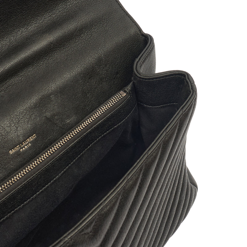 Picture of Saint Laurent Shoulder Bag College - Medium in Black, Leather