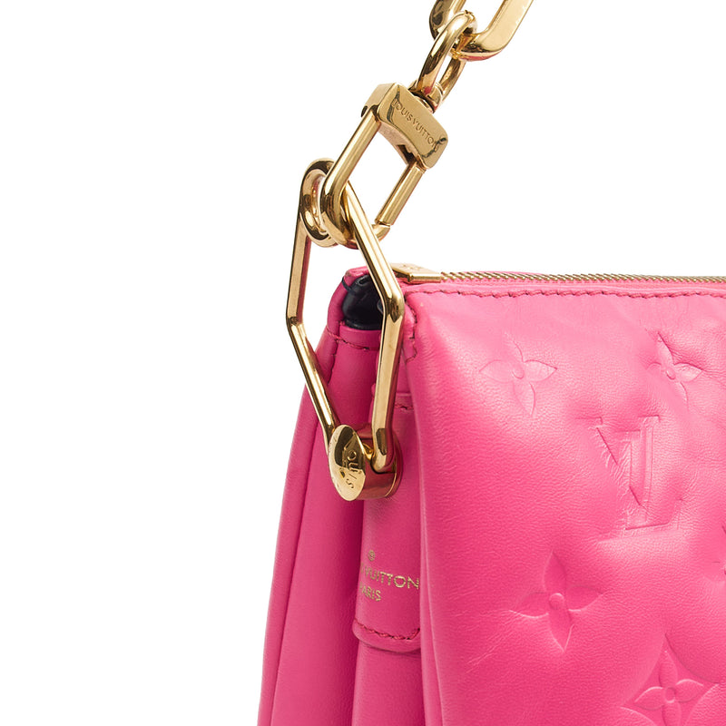 Picture of Louis Vuitton Shoulder Bag Coussin MM in Pink, Calfskin Leather