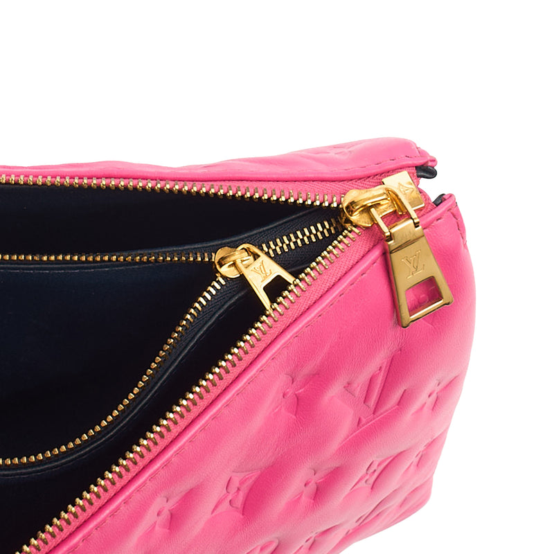 Picture of Louis Vuitton Shoulder Bag Coussin MM in Pink, Calfskin Leather