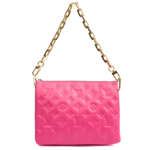 Picture of Louis Vuitton Shoulder Bag Coussin MM in Pink, Calfskin Leather