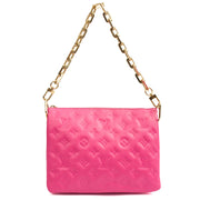 Picture of Louis Vuitton Shoulder Bag Coussin MM in Pink, Calfskin Leather