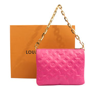Picture of Louis Vuitton Shoulder Bag Coussin MM in Pink, Calfskin Leather