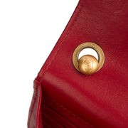 Picture of Chanel Cross Body Pearl Crush Wallet on Chain in Red, Lambskin Leather
