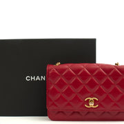 Picture of Chanel Cross Body Pearl Crush Wallet on Chain in Red, Lambskin Leather