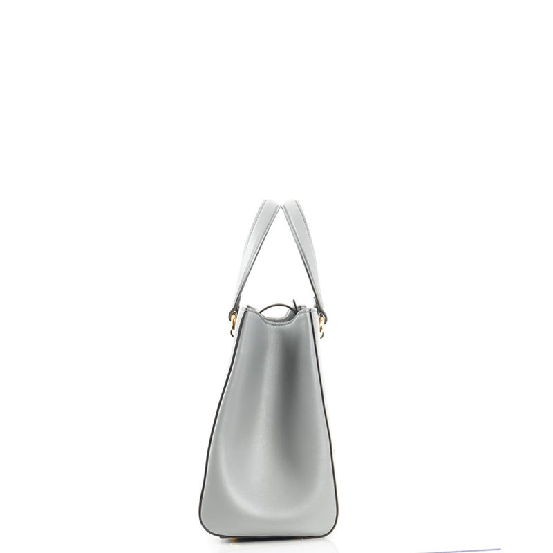 Picture of Gucci Tote Sylvie Top Handle Bag in Dusty Grey, Leather