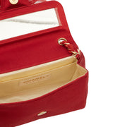 Picture of Chanel Mini Bag Camellia Clutch in Red, Fabric