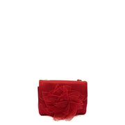 Picture of Chanel Mini Bag Camellia Clutch in Red, Fabric