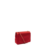 Picture of Chanel Mini Bag Camellia Clutch in Red, Fabric
