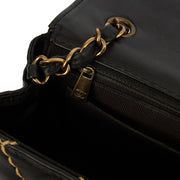 Picture of Chanel Shoulder Bag Wildstitch Flap Bag in Black, Leather