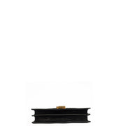 Picture of Saint Laurent Shoulder Bag Cassandre Chain Flap Bag in Black, Exotic Effect Leather