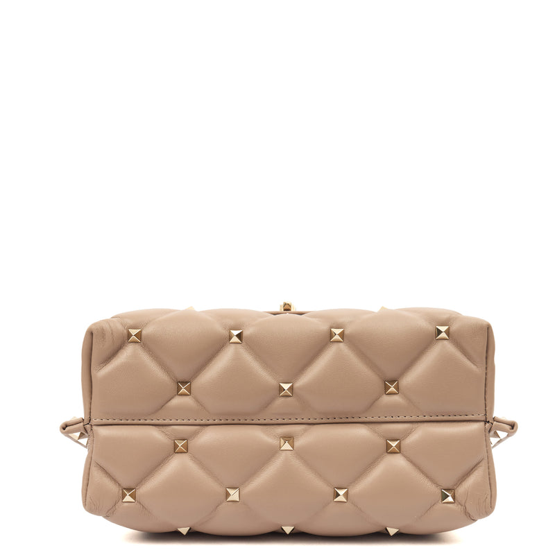 Picture of Valentino Top Handle CandyStud Top Handle in Pink, Calfskin