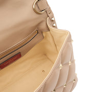 Picture of Valentino Top Handle CandyStud Top Handle in Pink, Calfskin