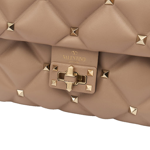 Picture of Valentino Top Handle CandyStud Top Handle in Pink, Calfskin