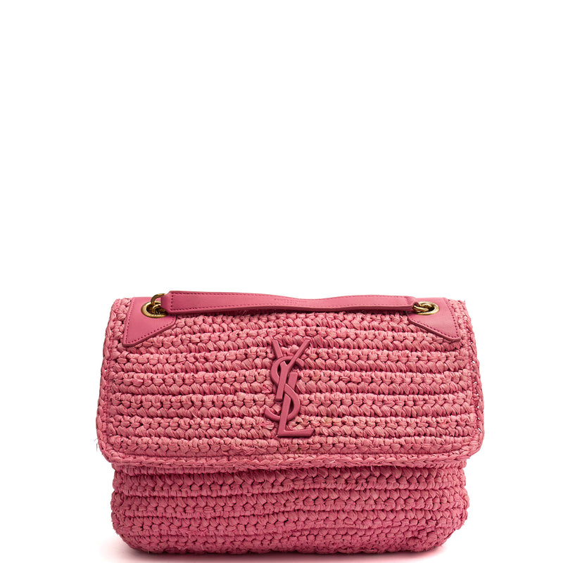 Picture of Saint Laurent Shoulder Bag Niki - Medium in Pink, invalid