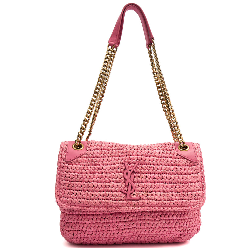 Picture of Saint Laurent Shoulder Bag Niki - Medium in Pink, invalid