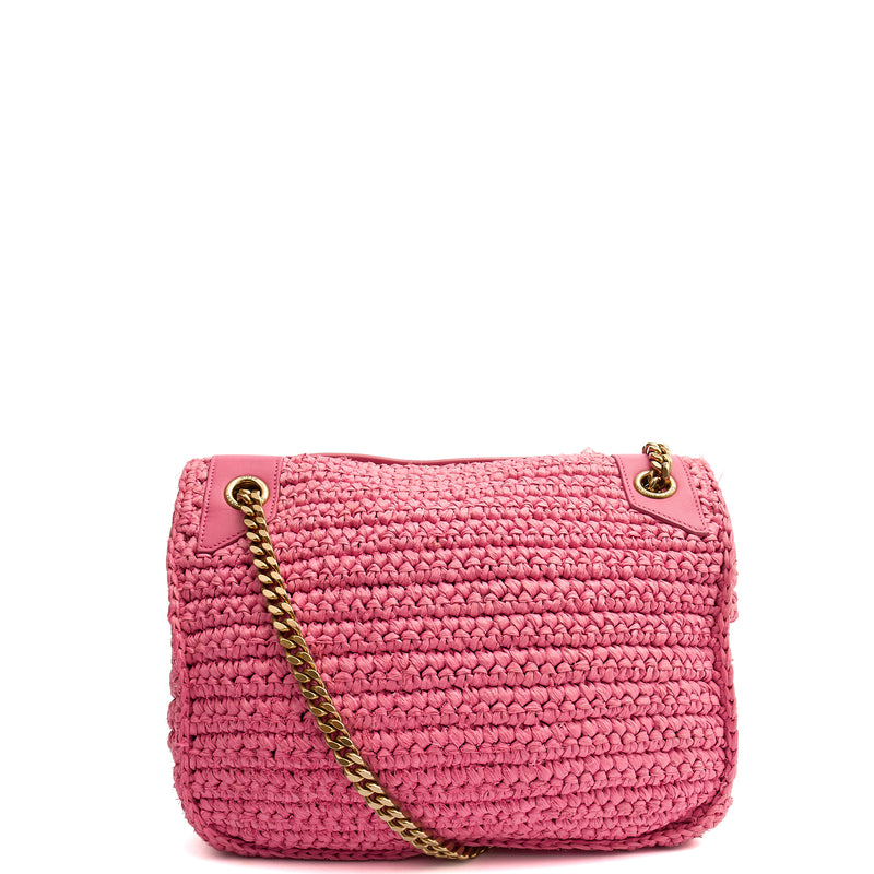 Picture of Saint Laurent Shoulder Bag Niki - Medium in Pink, invalid
