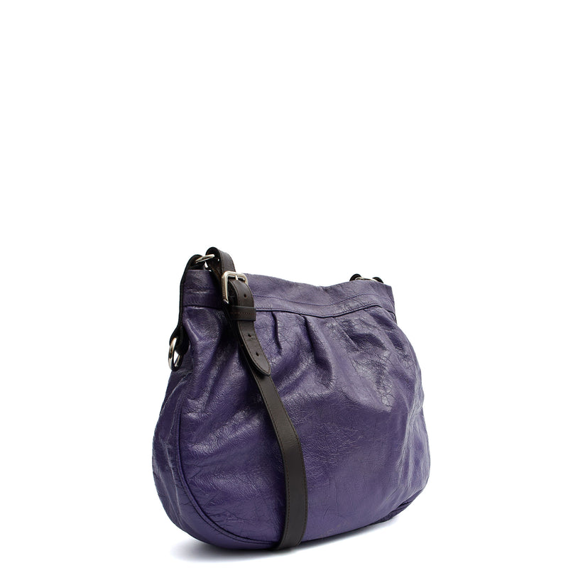 Picture of Mulberry Tote Mitzy Hobo in Purple, Patent Leather