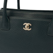 Picture of Chanel Tote Executive Cerf Tote- Small in Blue, Calfskin Leather