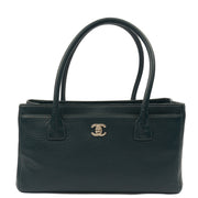 Picture of Chanel Tote Executive Cerf Tote- Small in Blue, Calfskin Leather