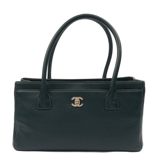 Picture of Chanel Tote Executive Cerf Tote- Small in Blue, Calfskin Leather