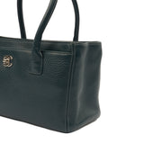 Picture of Chanel Tote Executive Cerf Tote- Small in Blue, Calfskin Leather