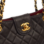 Picture of Chanel Tote Vintage Tote in Black, Leather