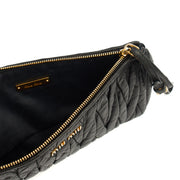 Picture of Miu Miu Clutch Matelasse Clutch in Black, Exotic Effect Leather