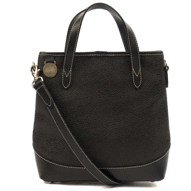 Picture of Mulberry Tote Vintage Tote  in Black, Scotchgrain