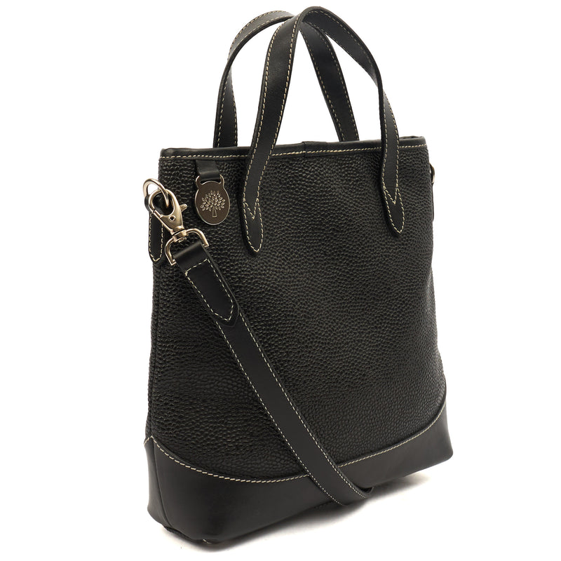 Picture of Mulberry Tote Vintage Tote  in Black, Scotchgrain